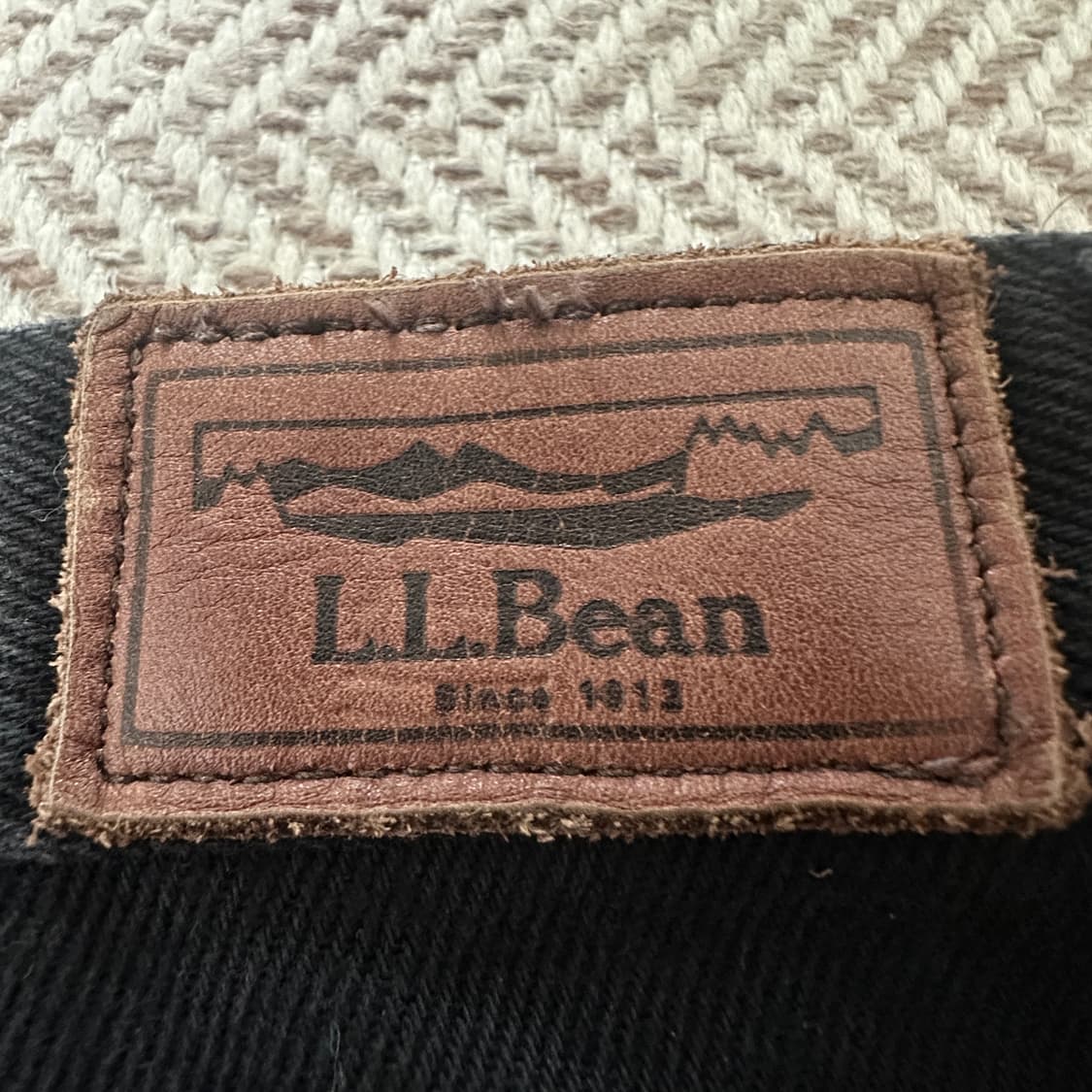 L. L. BEAN mexico black denim jeans 상품이미지5