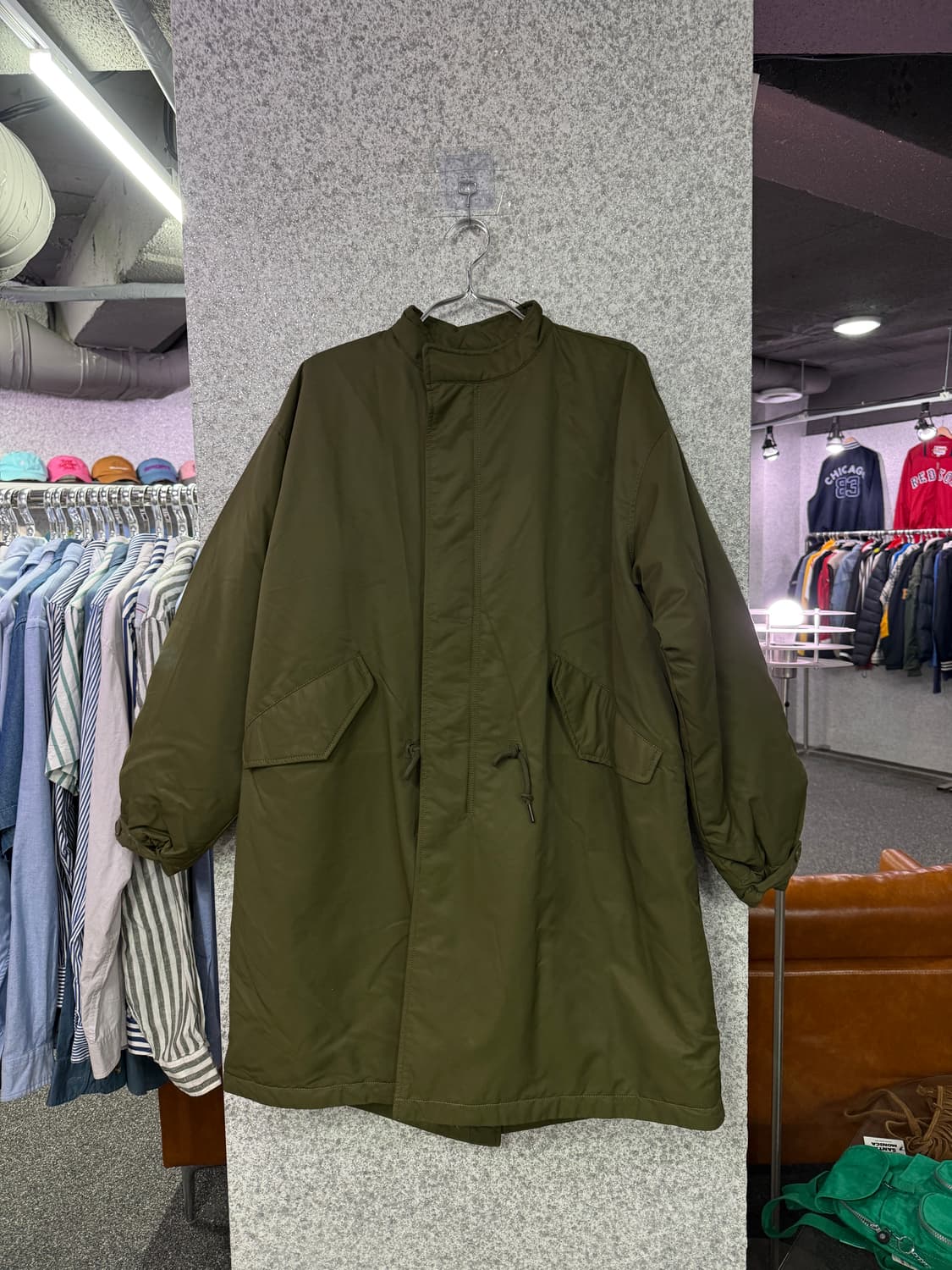 자바나스 카키 야상 코트 B4361 상품이미지2