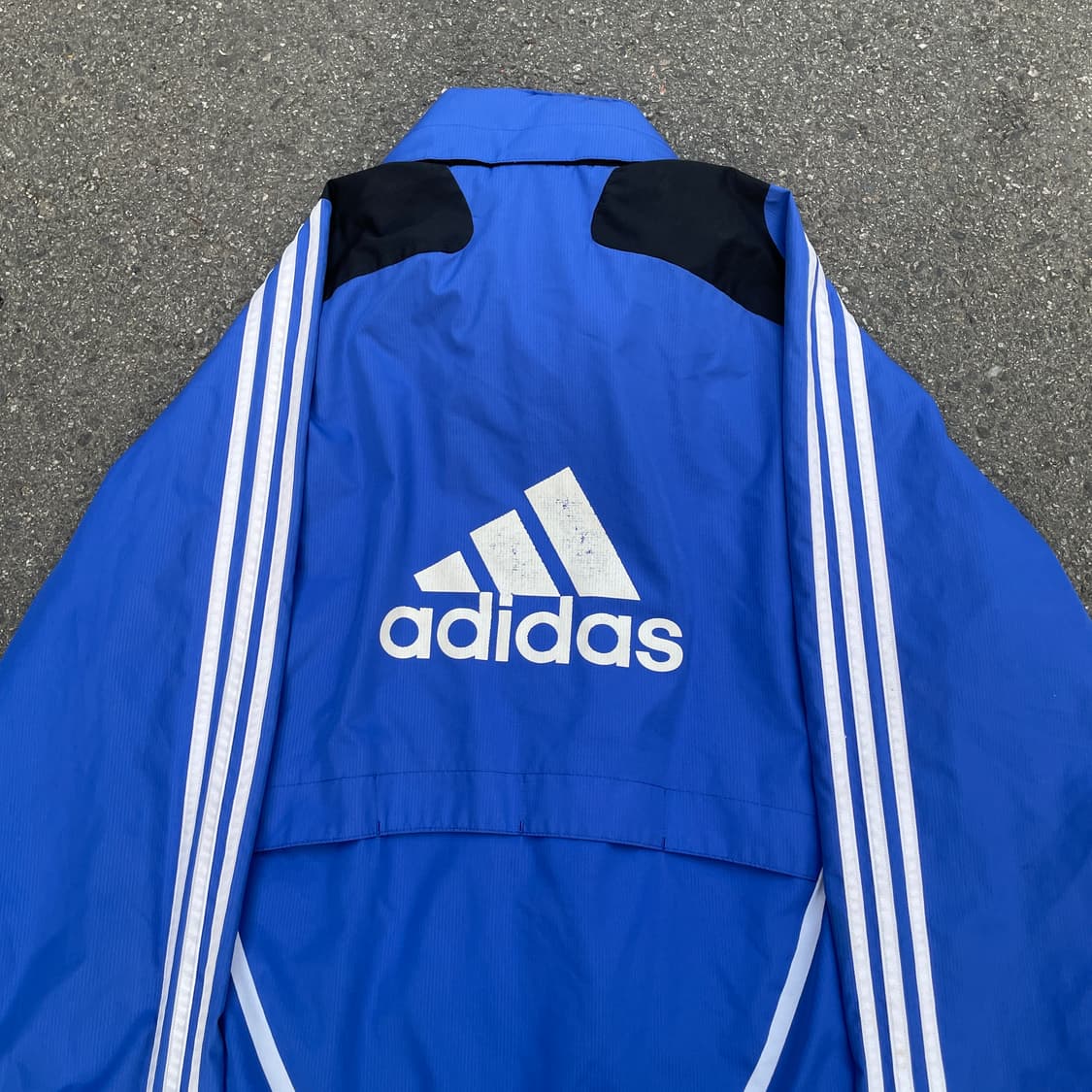 08 09 아디다스 첼시 삼성 축구팀 바람막이 빅로고 트랙자켓 XL 상품이미지4