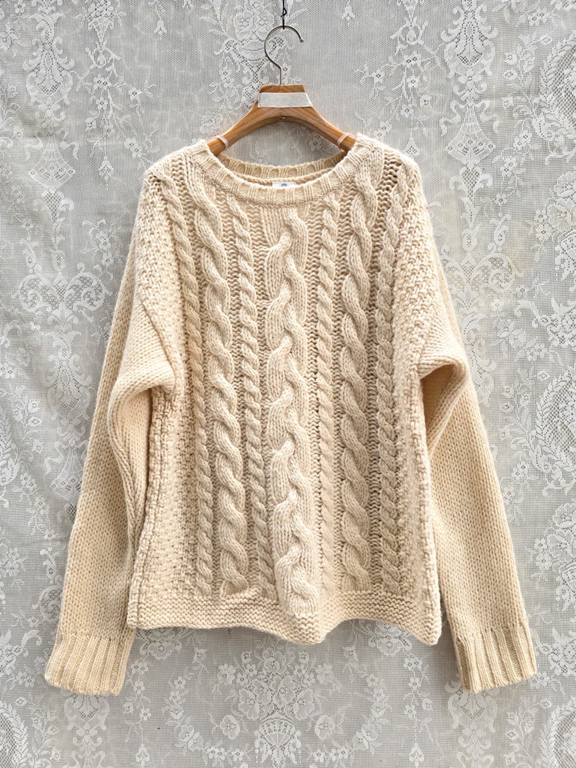 일본 휴먼우먼 케이블 니트 상품이미지1