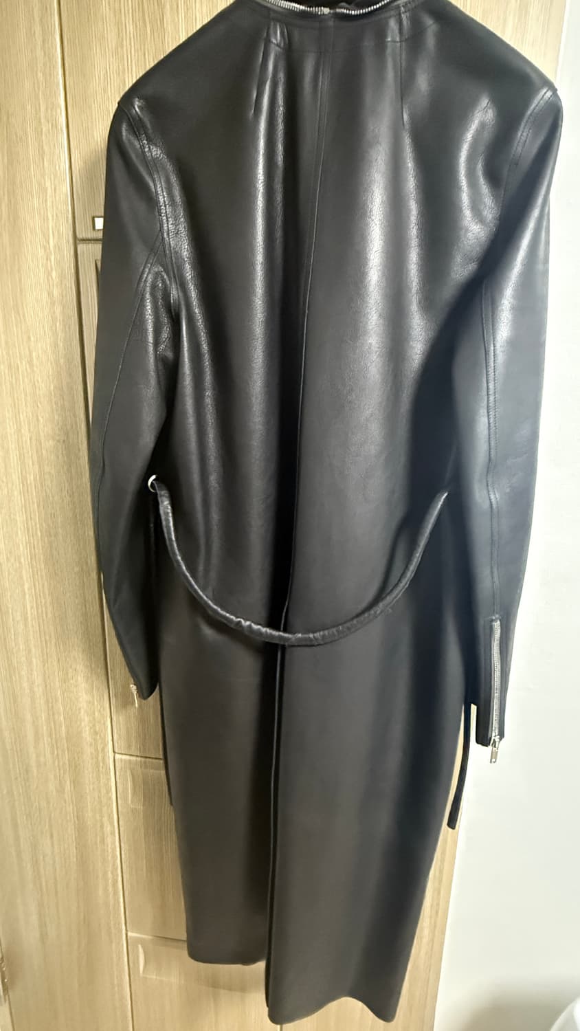 21aw 릭오웬스 가죽롱코트 50사이즈 신세계발정품 상품이미지4