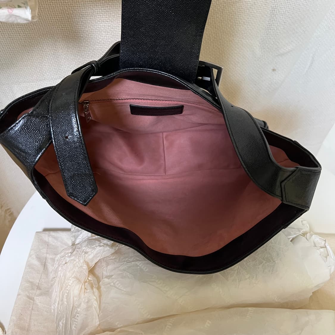 미닛뮤트 바톤백 블랙 라지 상품이미지3