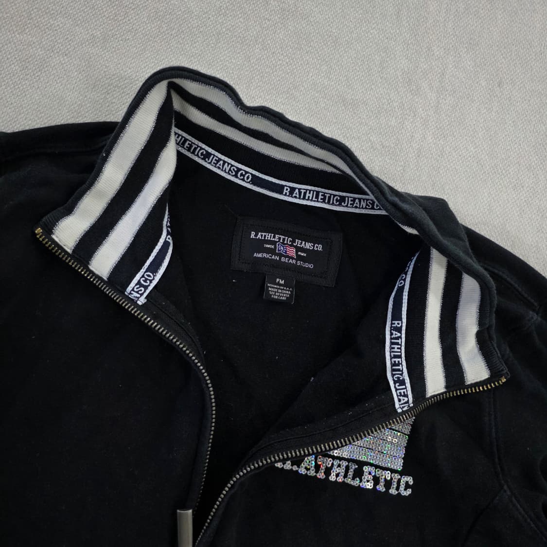 [FM] 라틀래틱 후리스 집업 블루종 0220J 상품이미지2