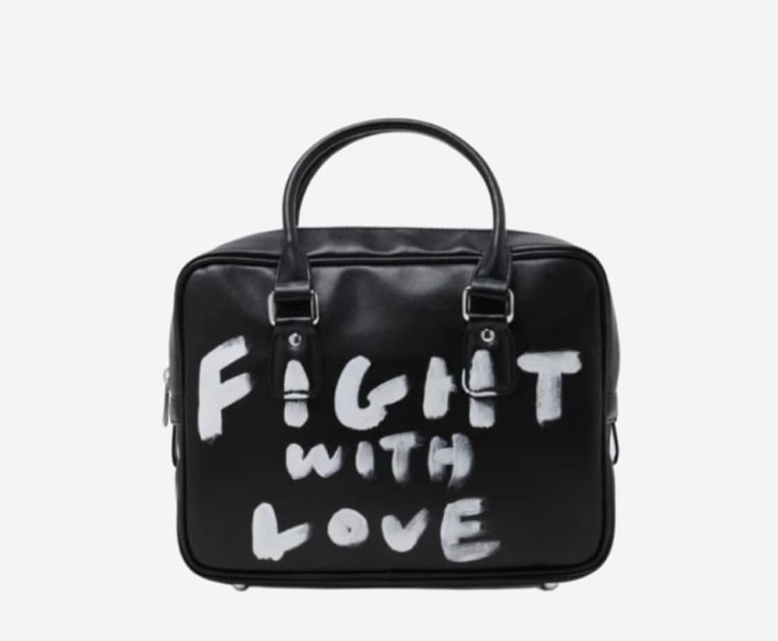 꼼데가르송 페인트 백 블랙 상품이미지1