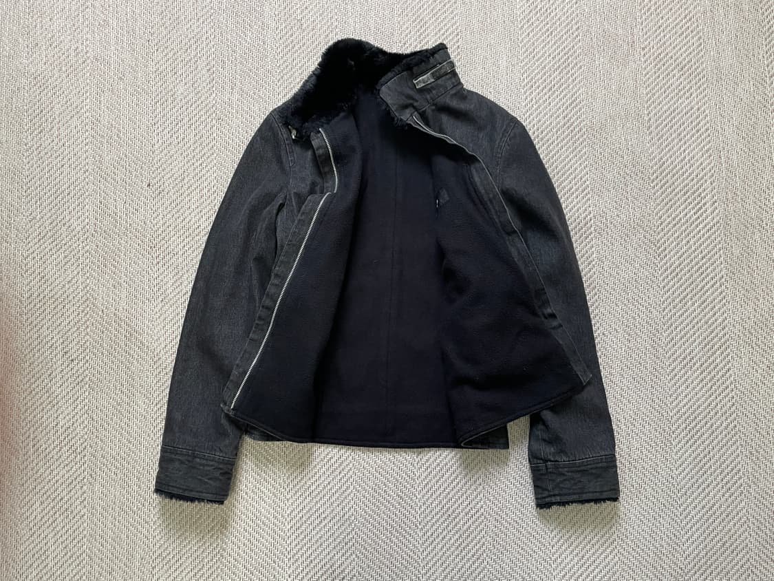 콤사이즘 데님 벨티드 자켓  J04108 상품이미지4