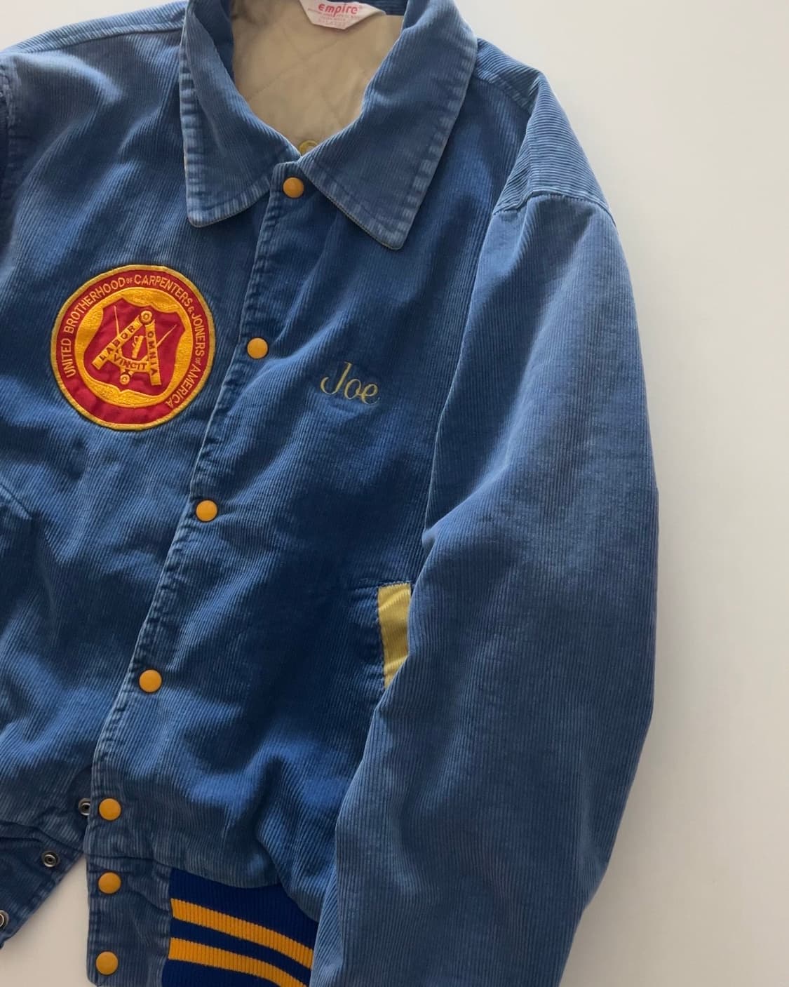 80-90년대 빈티지 엠파이어 코듀로이 바시티 자켓 XL 상품이미지5