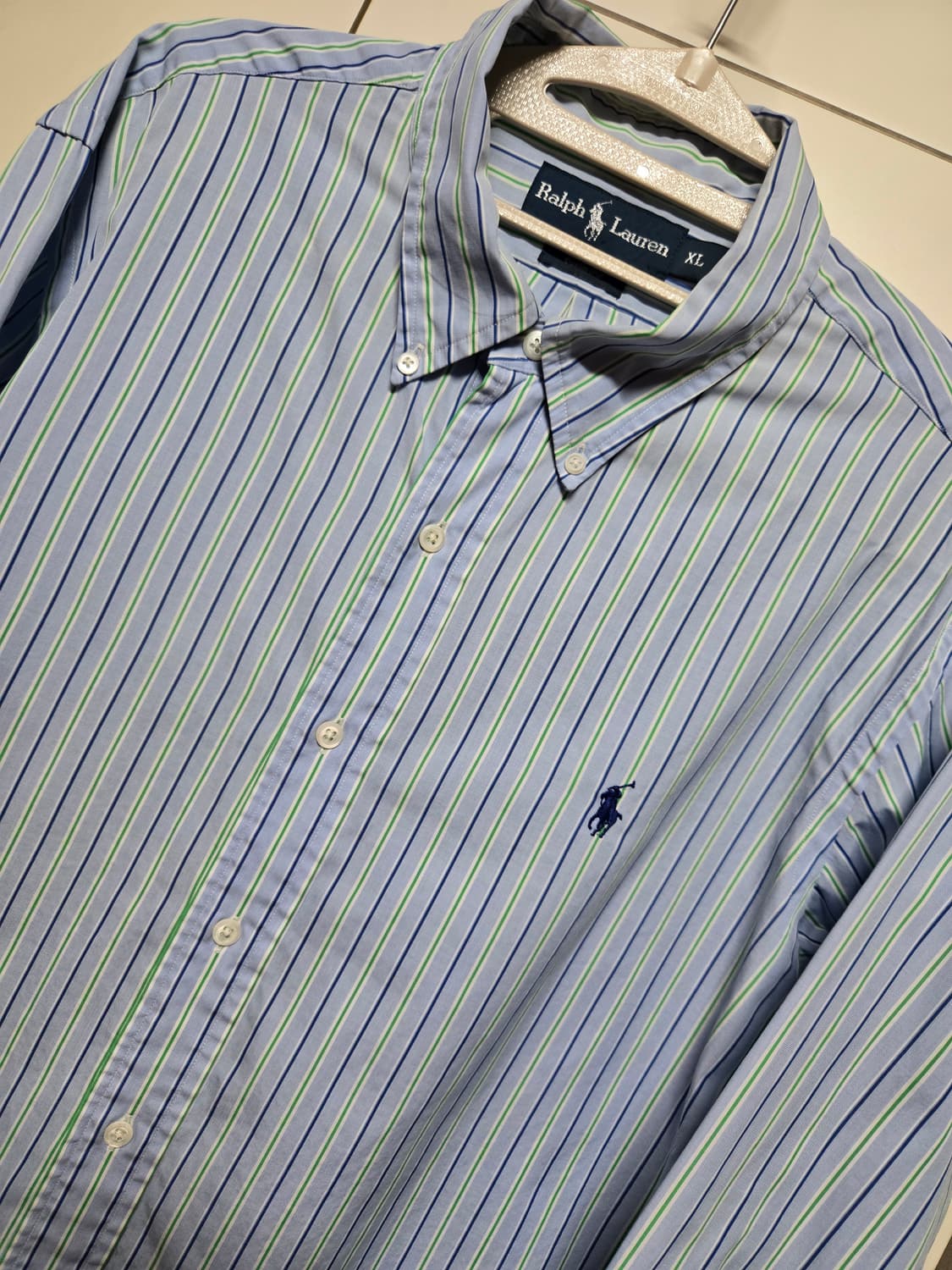 폴로 랄프로렌 남성 정품 스트라이프 셔츠 상품이미지2