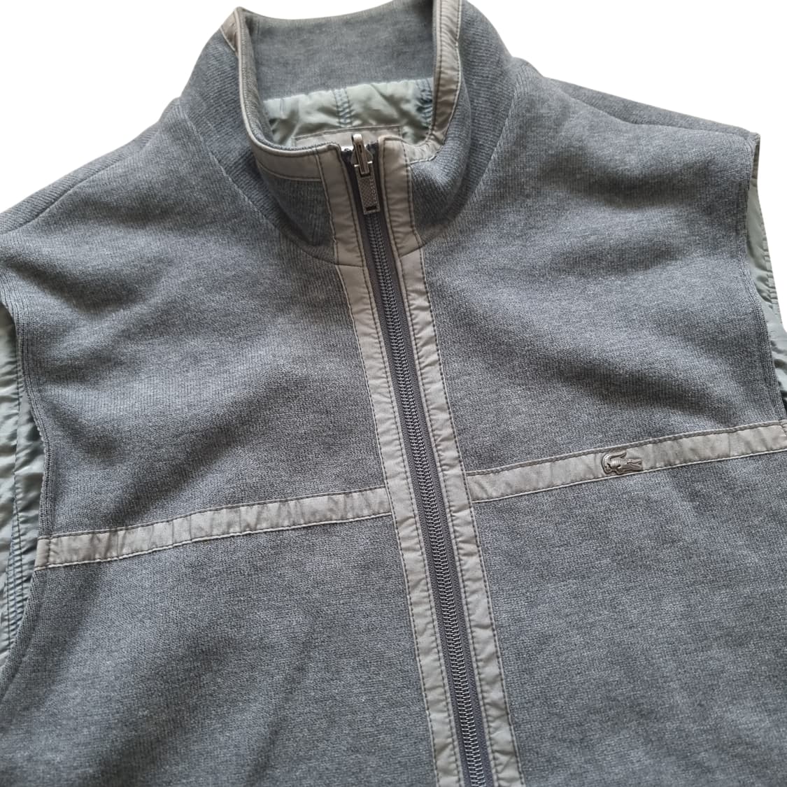 라코스테 니트 집업 조끼 105 상품이미지2