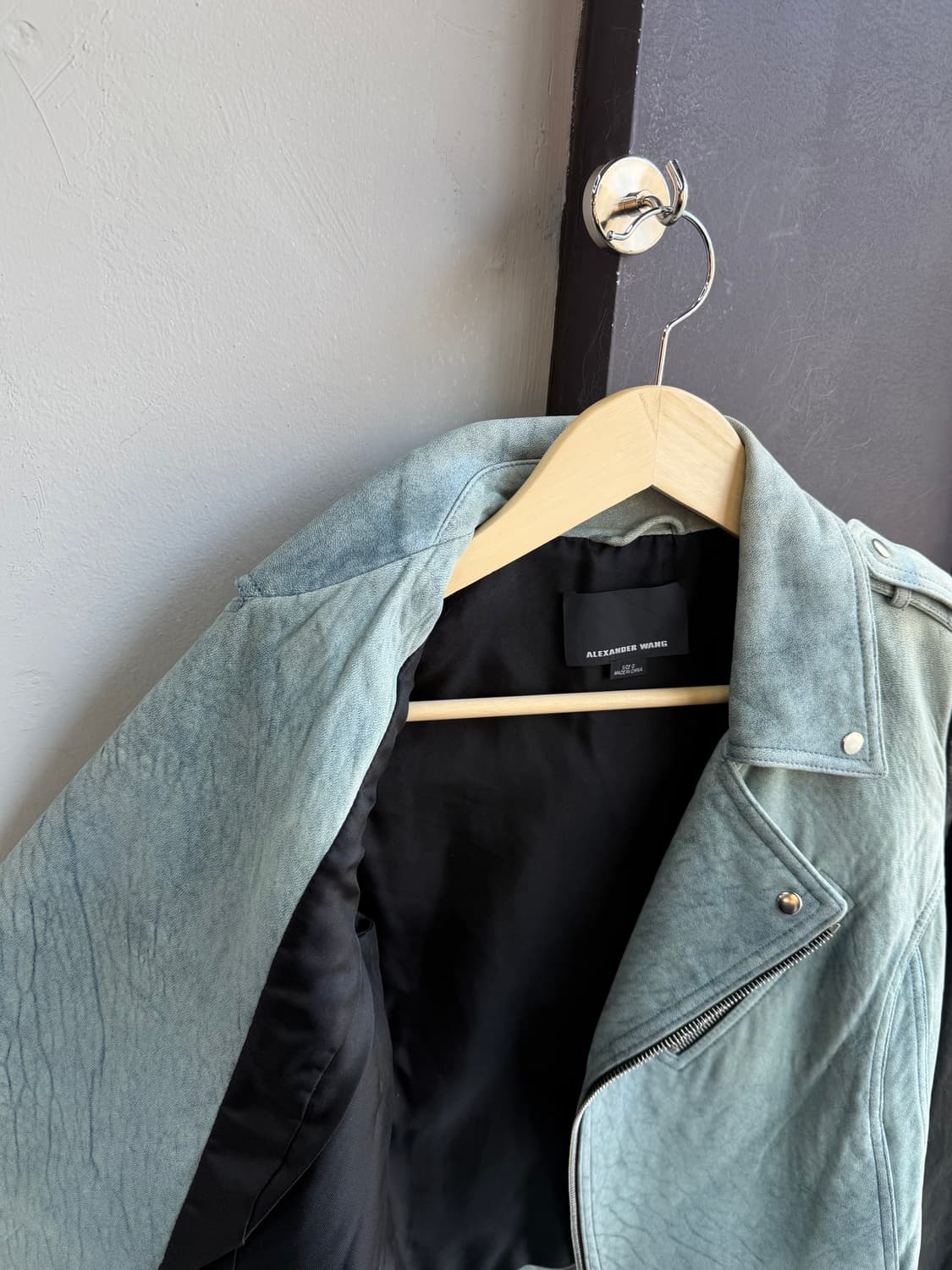 0/ 알렉산더왕 램스킨 레더 라이더 자켓 상품이미지7