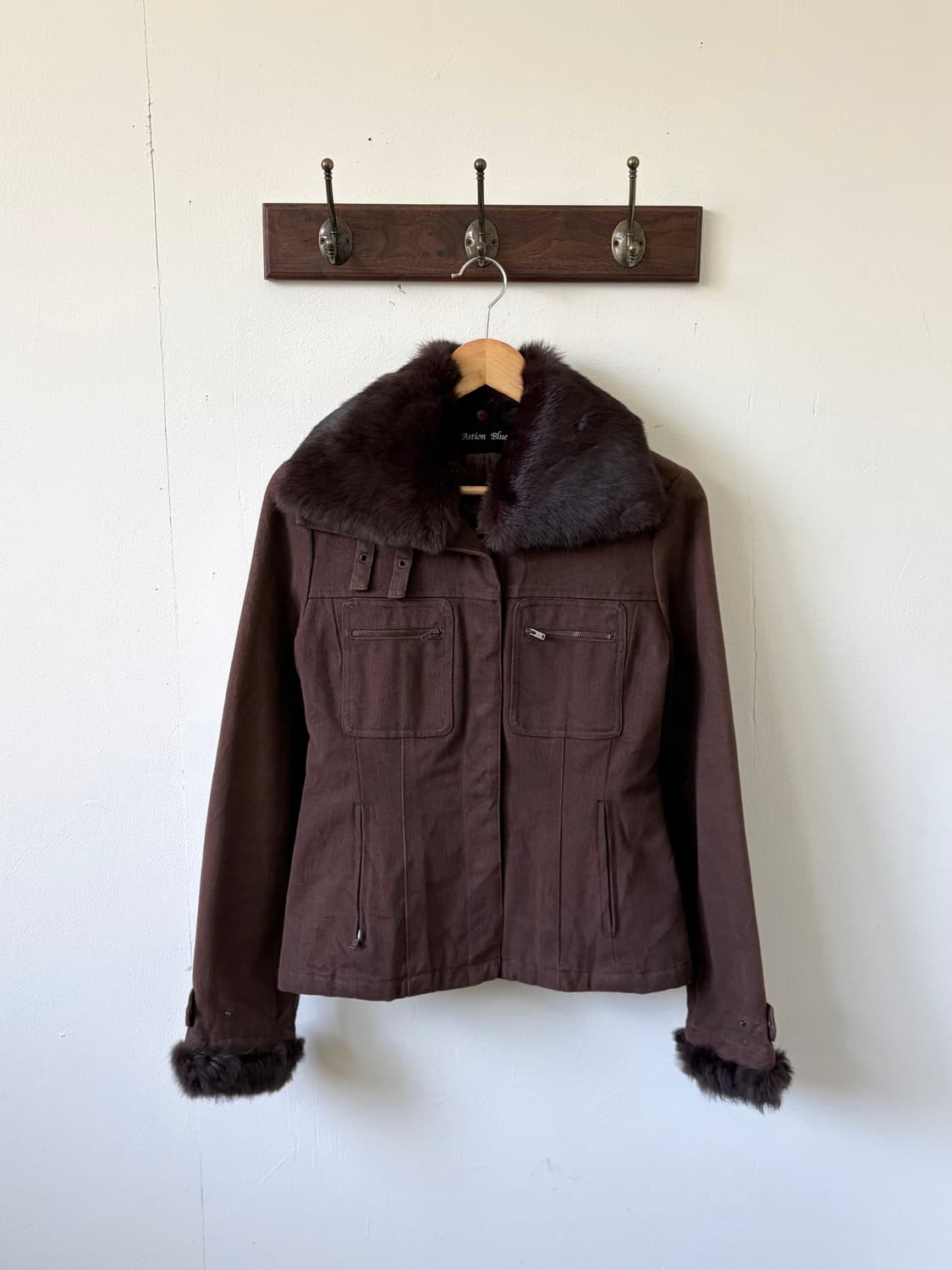 Astion Blue 코코아 퍼 자켓 상품이미지1