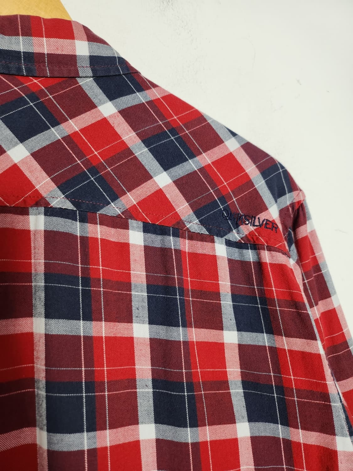 L 퀵실버 레드 체크셔츠 상품이미지6
