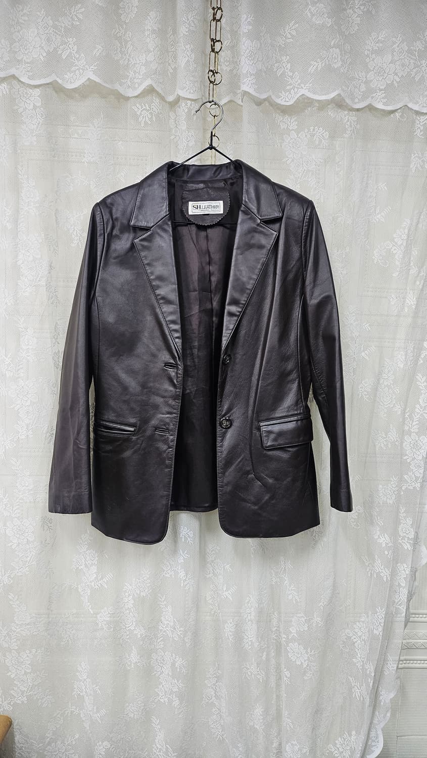 브라운 가죽자켓  상품이미지1