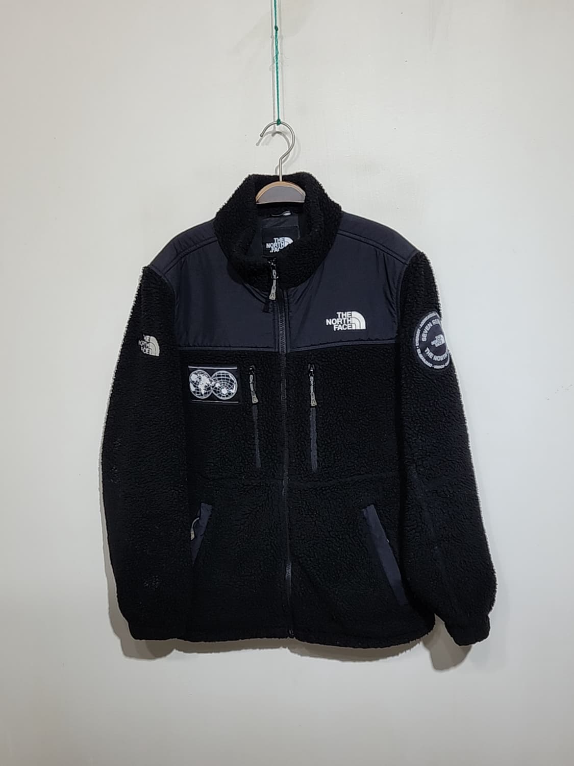 (L) 노스페이스 후리스 점퍼 블랙 뽀글이 플리스 자켓  상품이미지1