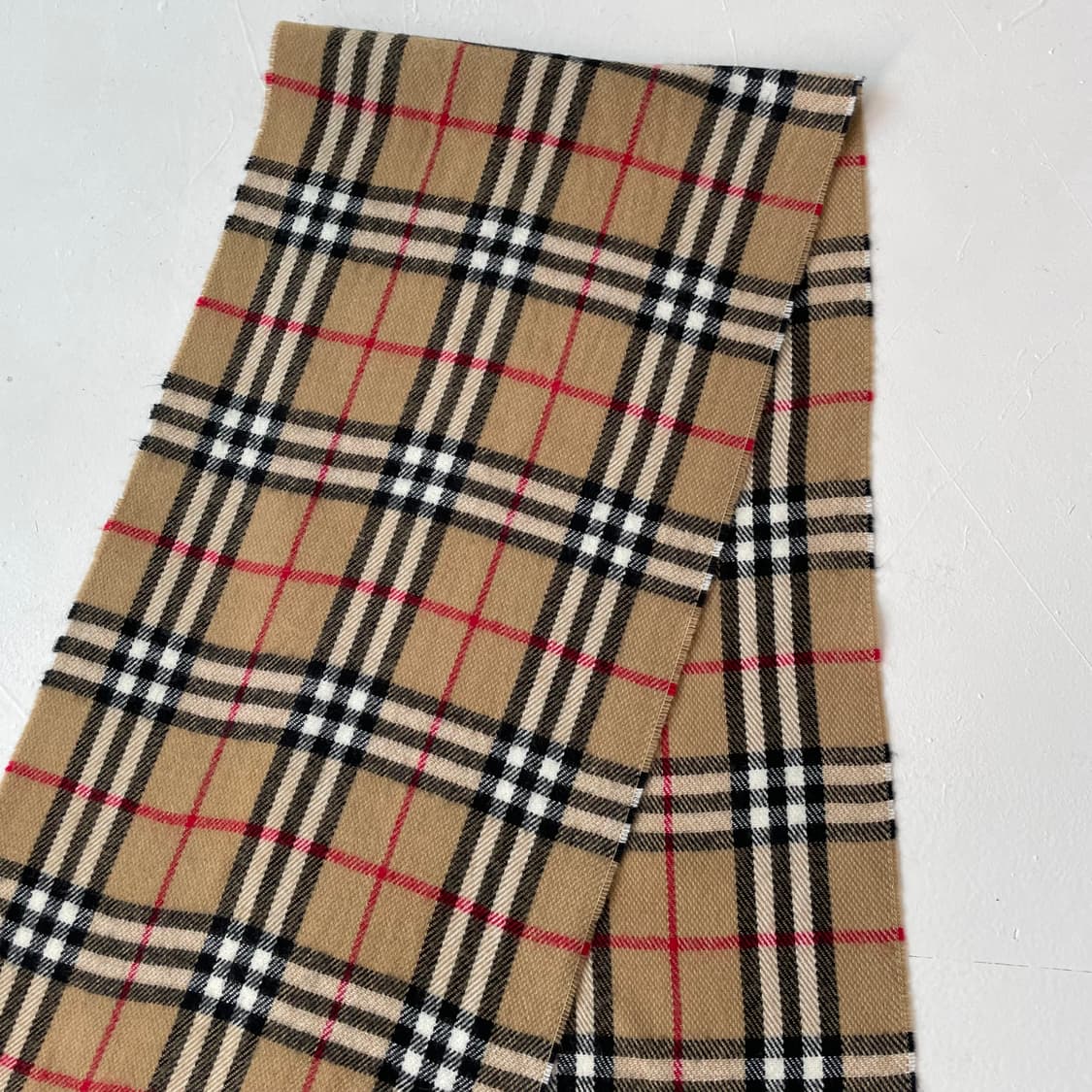 버버리 노바체크 램스울100 머플러 상품이미지4