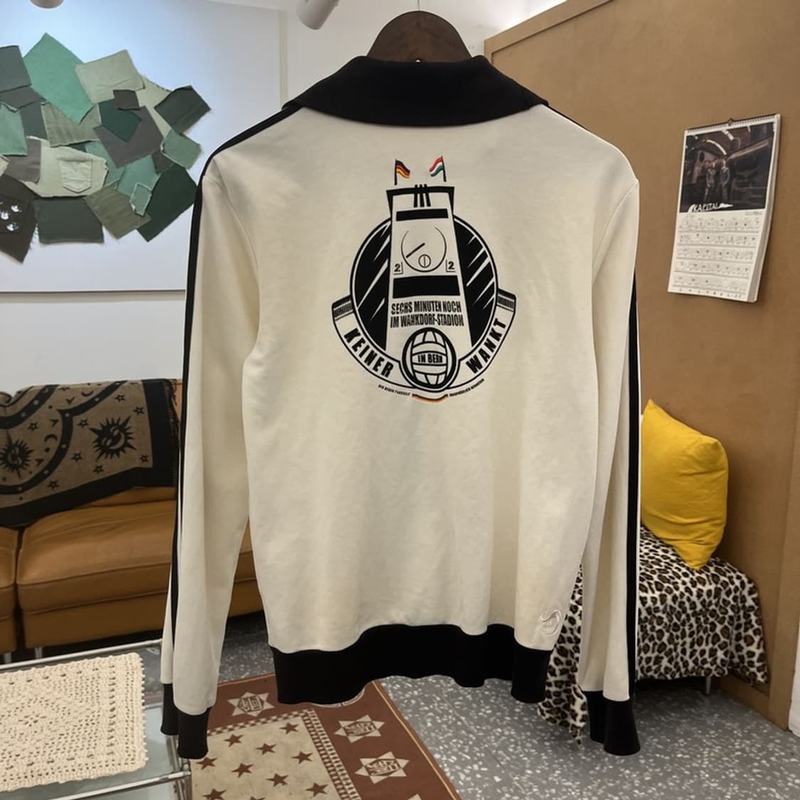 아디다스 유로 2008 독일 레트로 화이트 져지 집업 95 C09894 상품이미지4