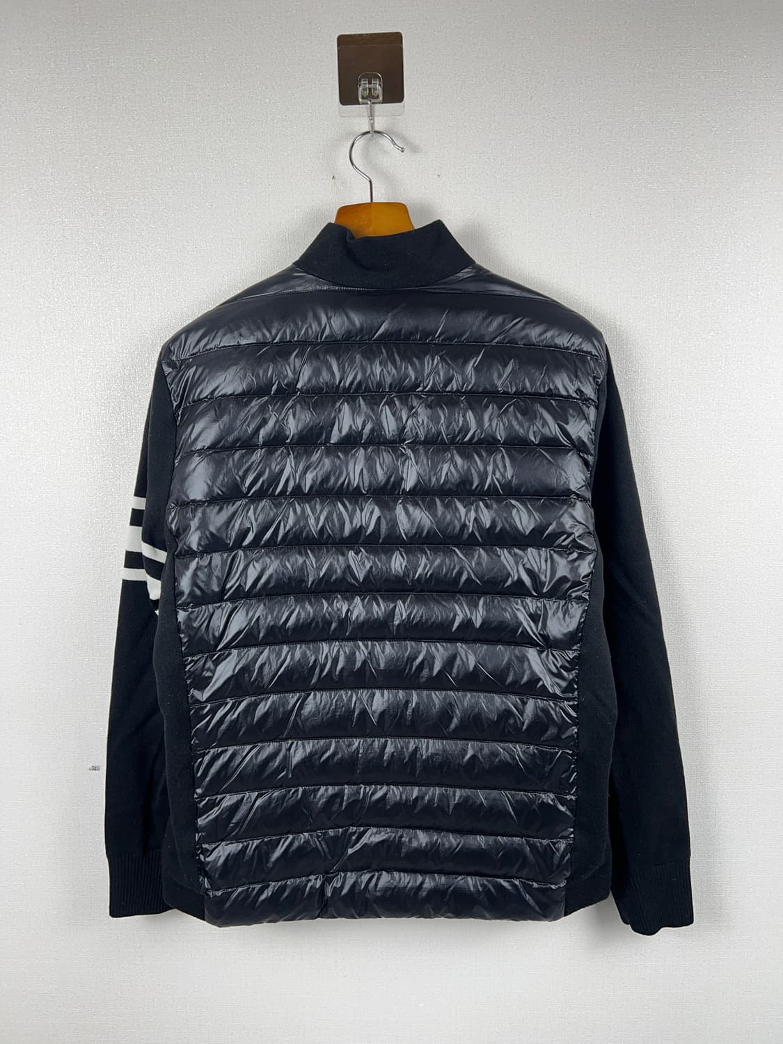 TG골프 남성 니트 배색 구스다운 경량패딩 100 상품이미지3