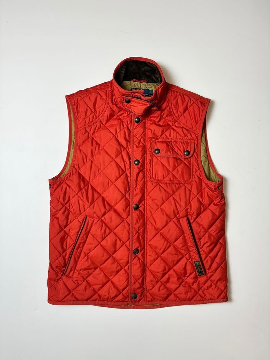 폴로 랄프로렌 00's 코듀로이 카라 퀼팅 베스트 PN8421 상품이미지1