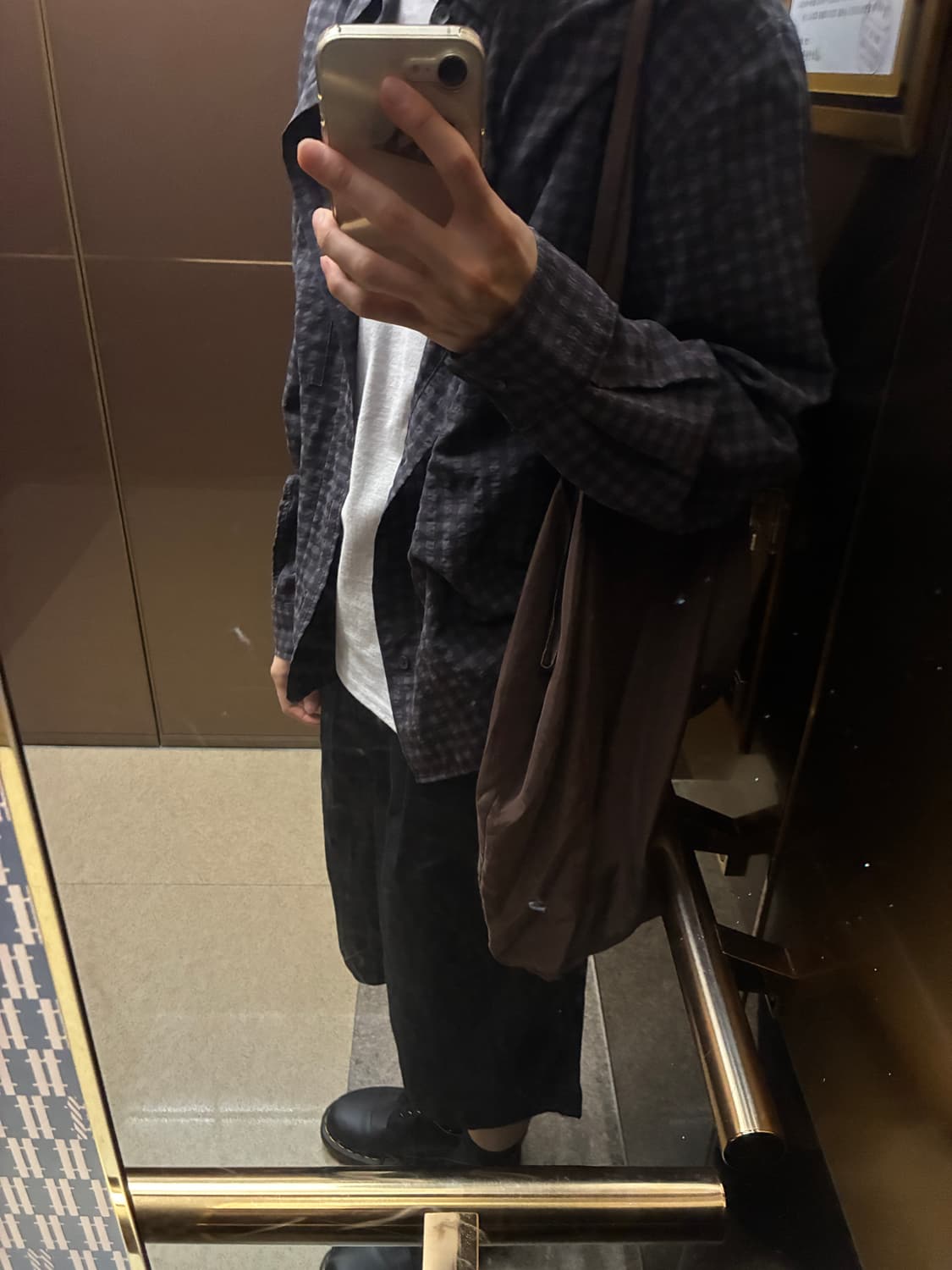 자라 체크 크롭 셔츠 상품이미지2