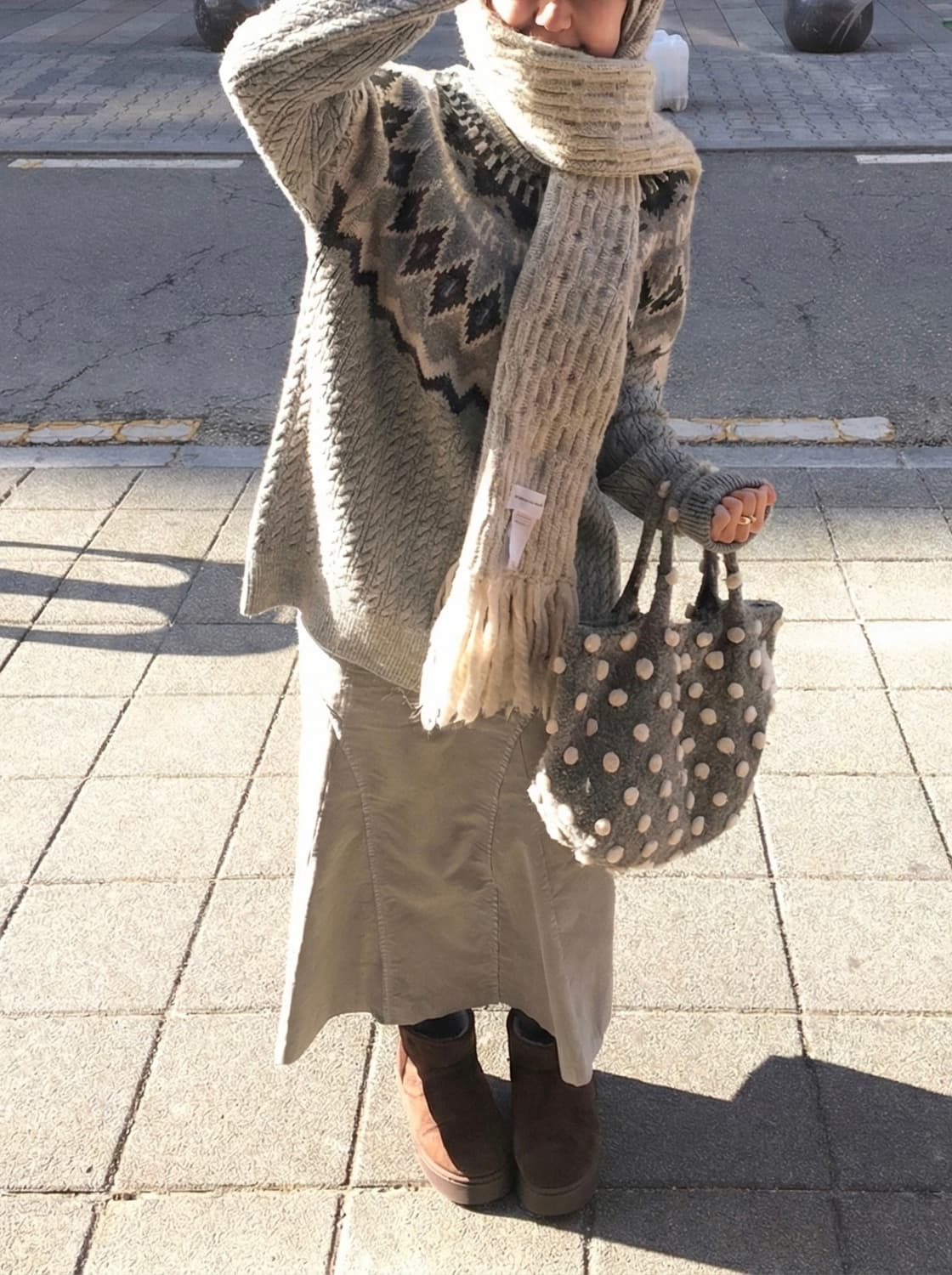 Agnès b. Felt Tote Bag 상품이미지3