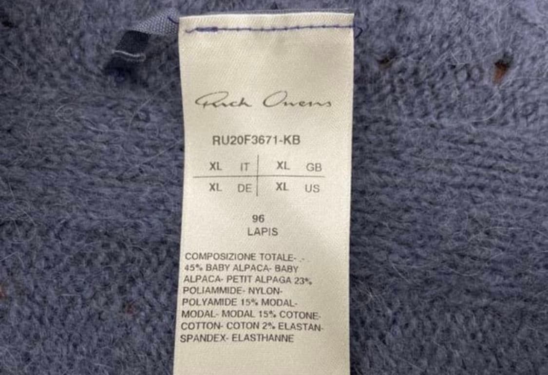 릭오웬스 버블 니트 스웨터 상품이미지7