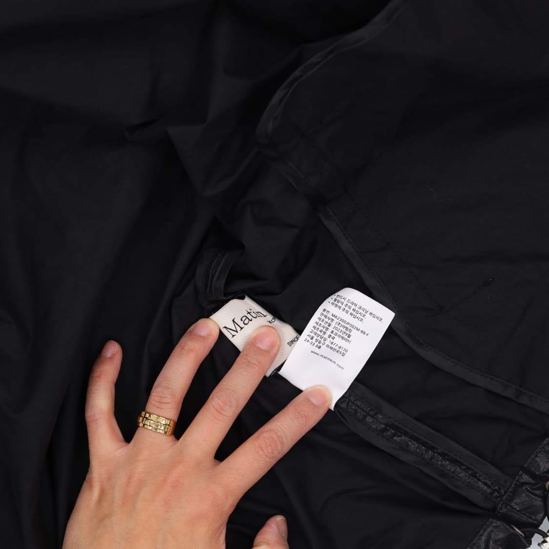 F 신형 마뗑킴 코팅 점퍼 자켓 0323H1 상품이미지5