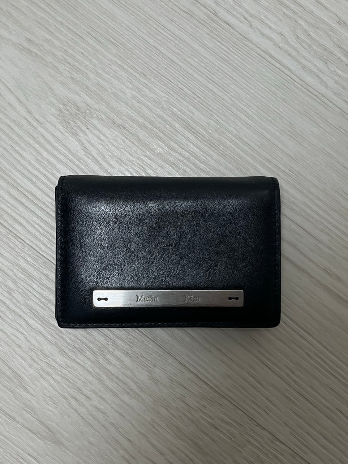 마뗑킴 슬림 메탈 비즈니스 월렛 지갑 상품이미지1