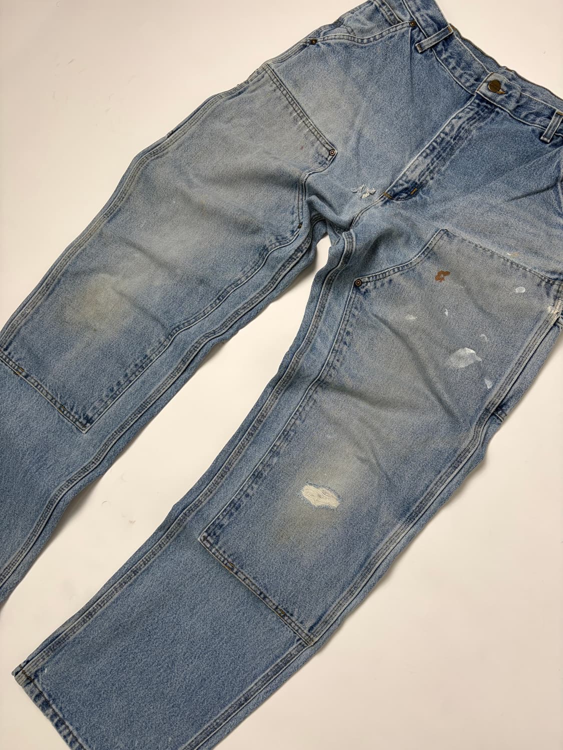 00s Carhartt Double Knee Work Denim 상품이미지5