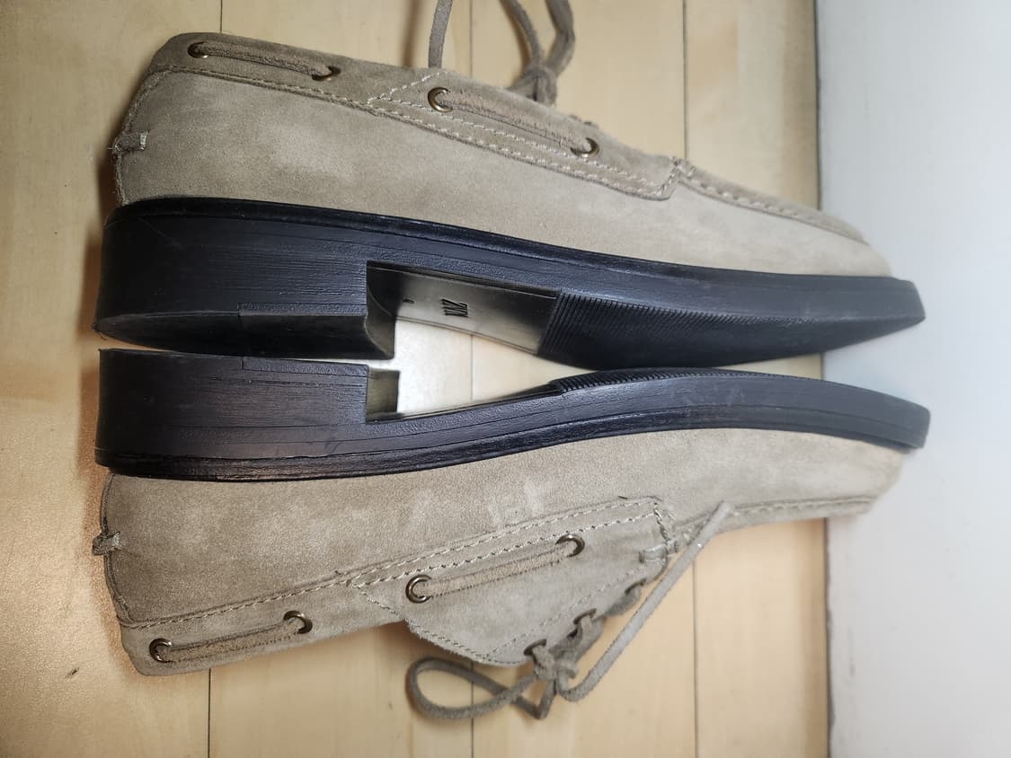 (260)자라 스웨이드 가죽 데크 슈즈 상품이미지5