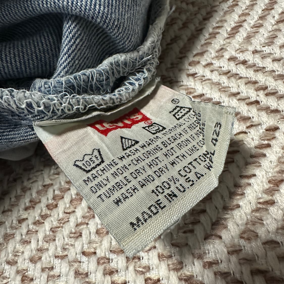 LEVI'S 501 90's usa made denim jeans 상품이미지5