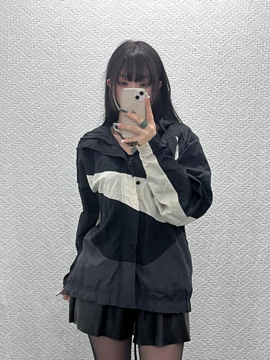 나이키 빈티지 스트릿 힙합 빅스우시 바람막이 자켓 L C10194 상품이미지1