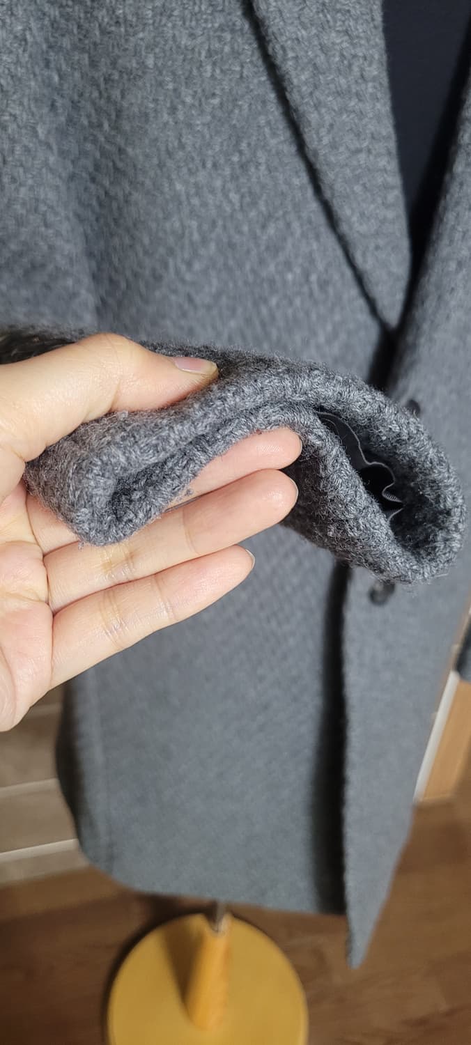 (남성100사이즈) 지오지아 헤링본 코트 상품이미지7