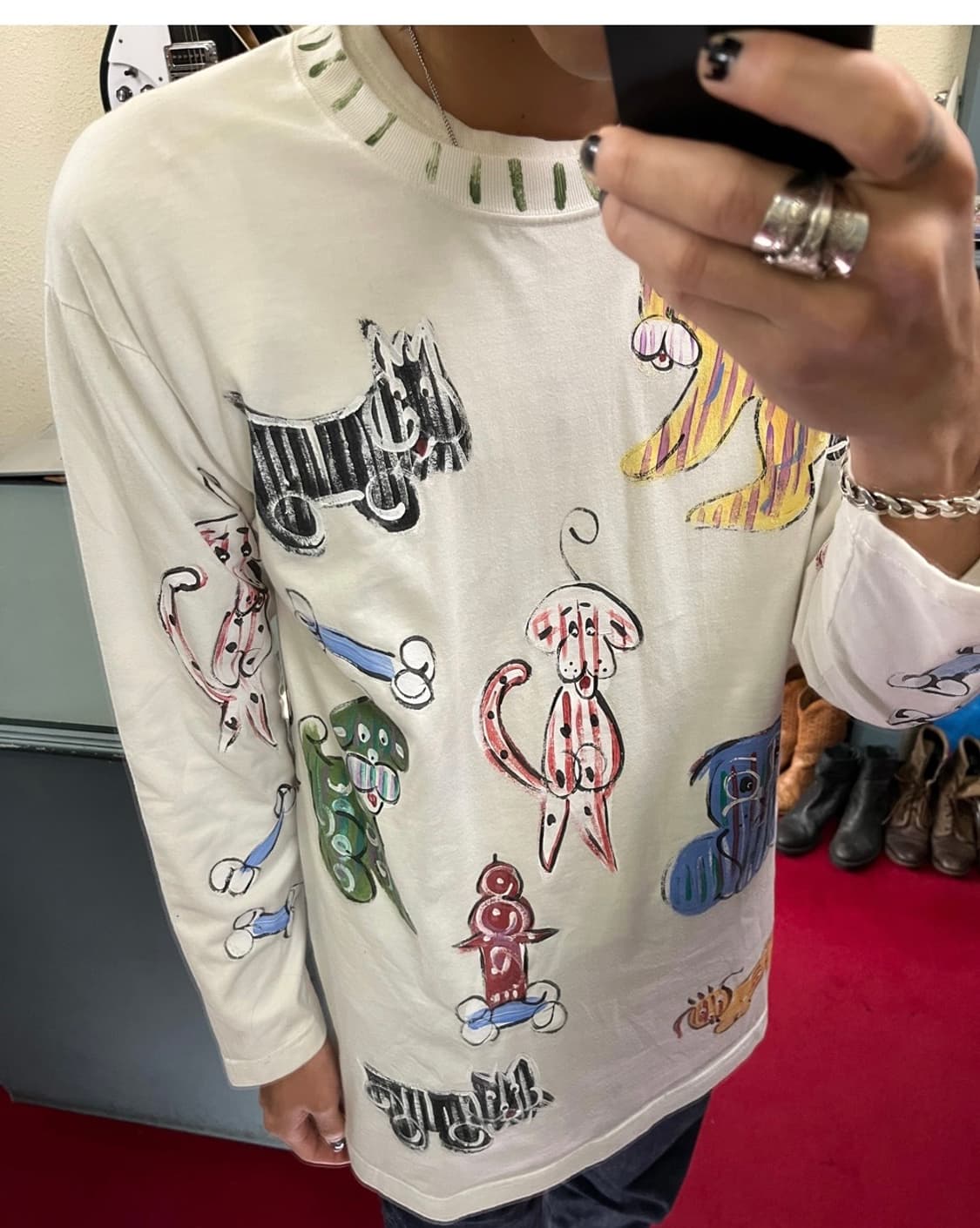 HAND PAINTED LONG SLEEVES 상품이미지6