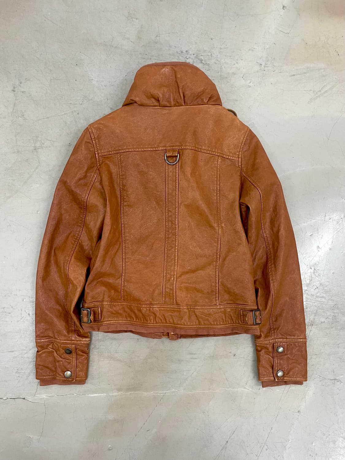  sheepskin brown leather jacket 상품이미지4