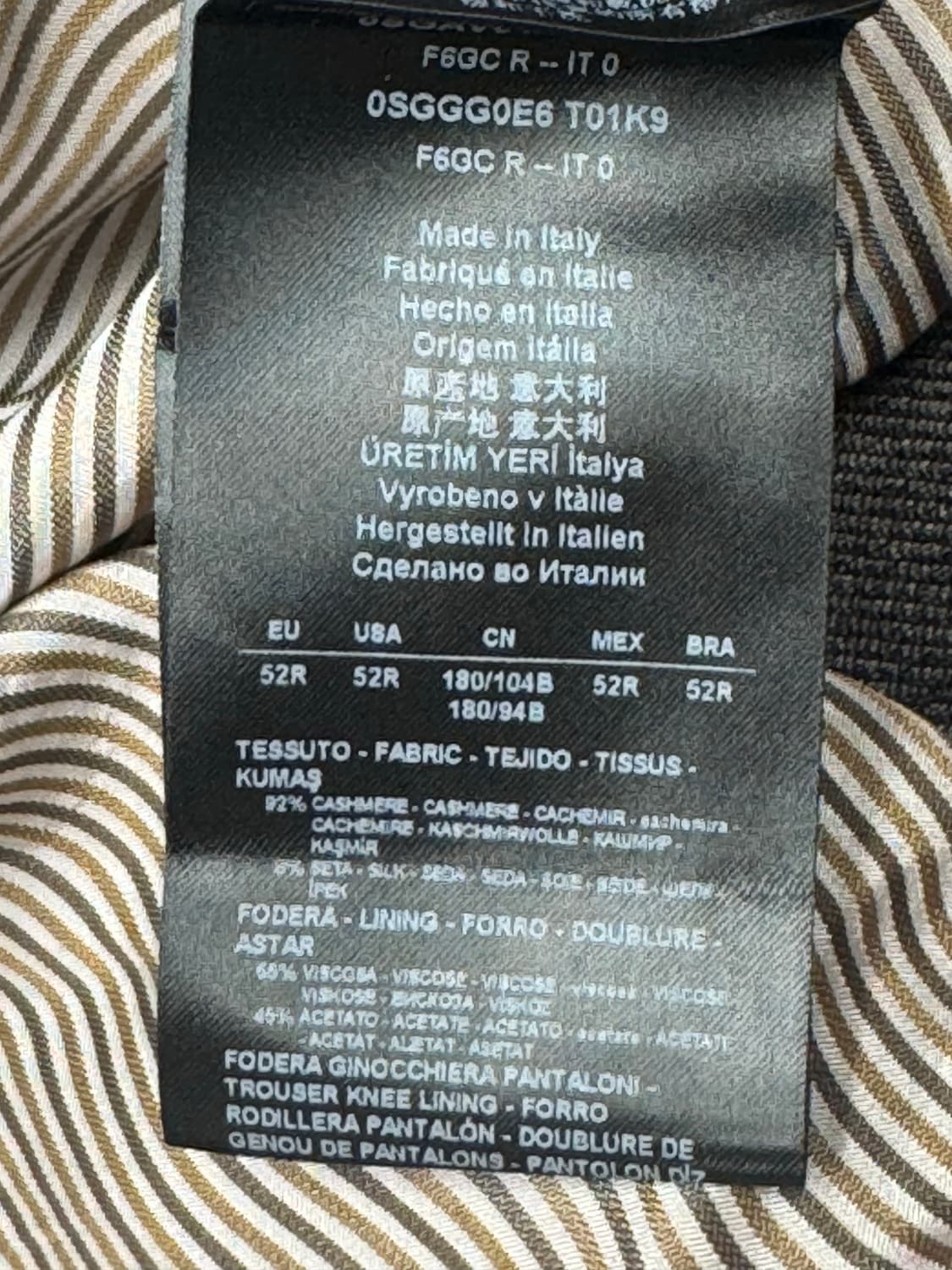 GIORGIO ARMANI 캐시미어 수트 상품이미지3