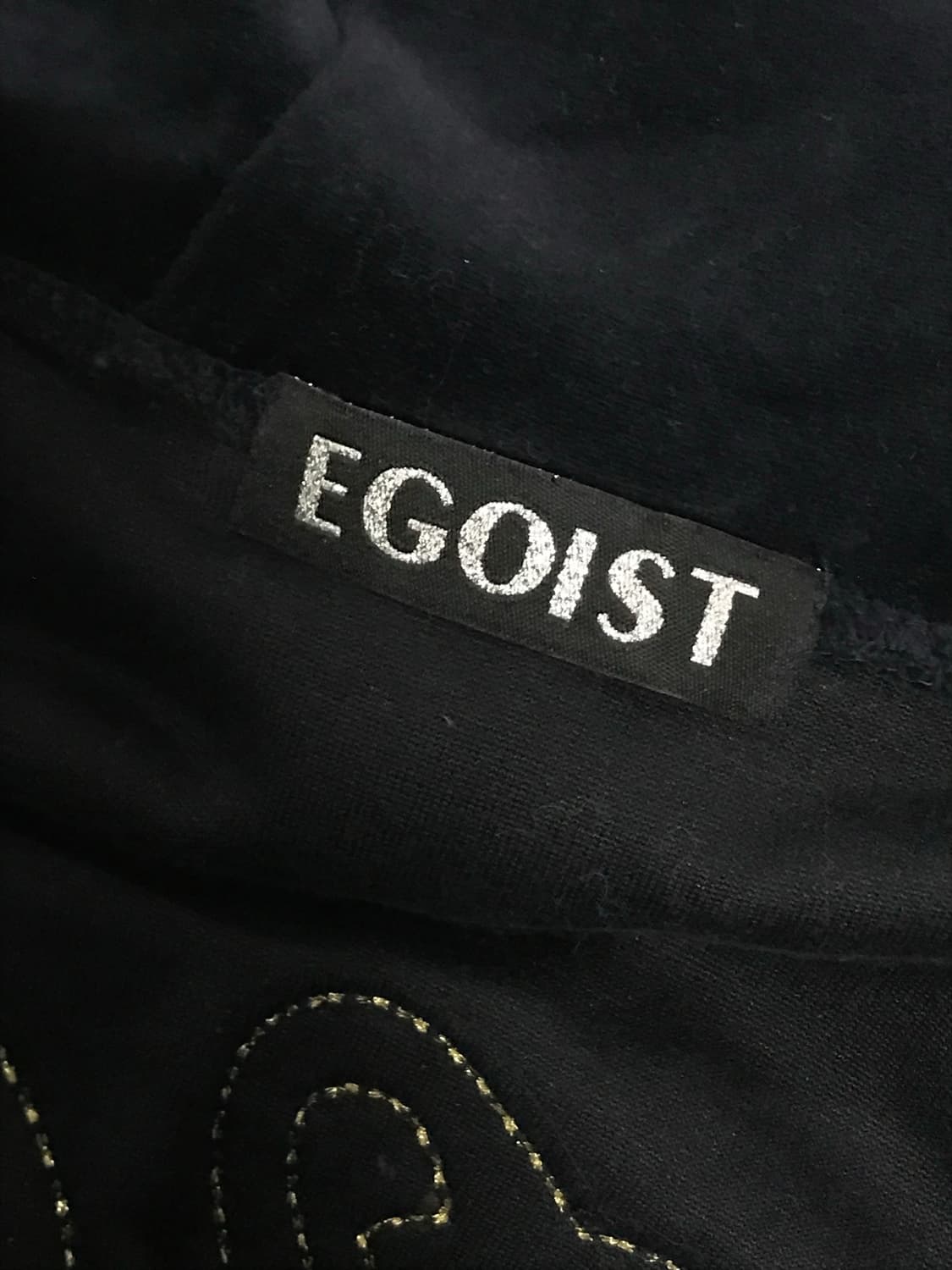 빈티지 egoist 에고이스트 갸루 울프죠 벨벳 퍼 후드 집업 상품이미지8