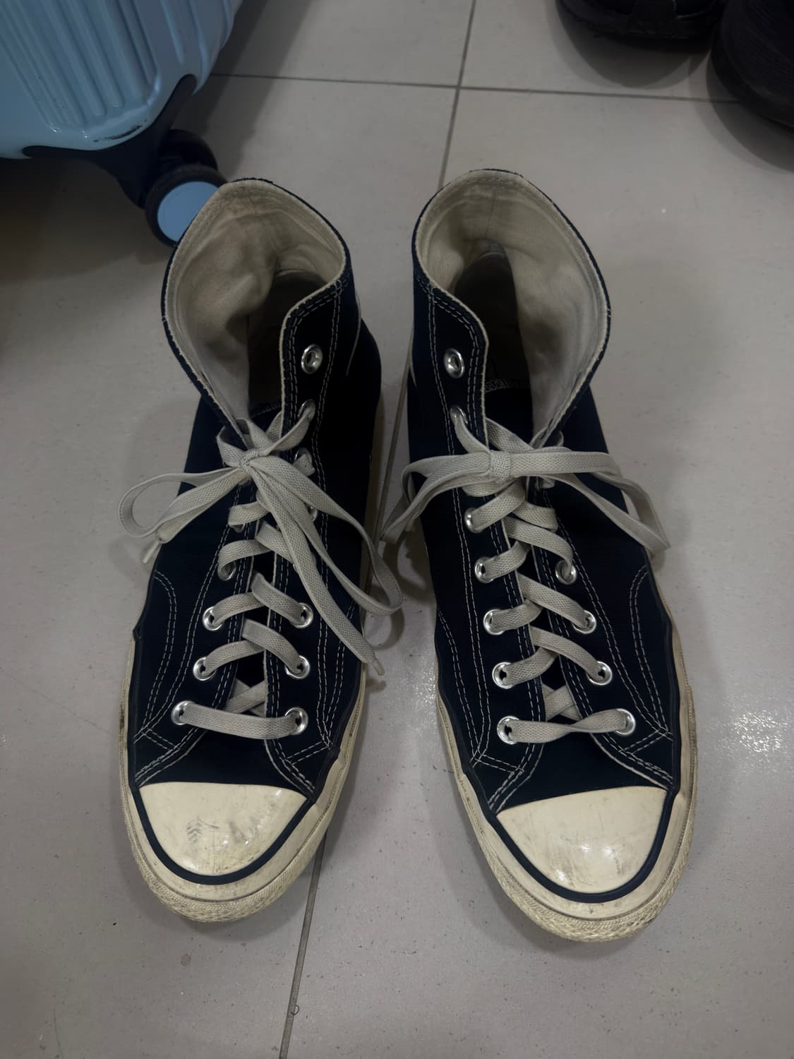 컨버스 척테일러 블랙 / 290 / 고무끈 상품이미지5