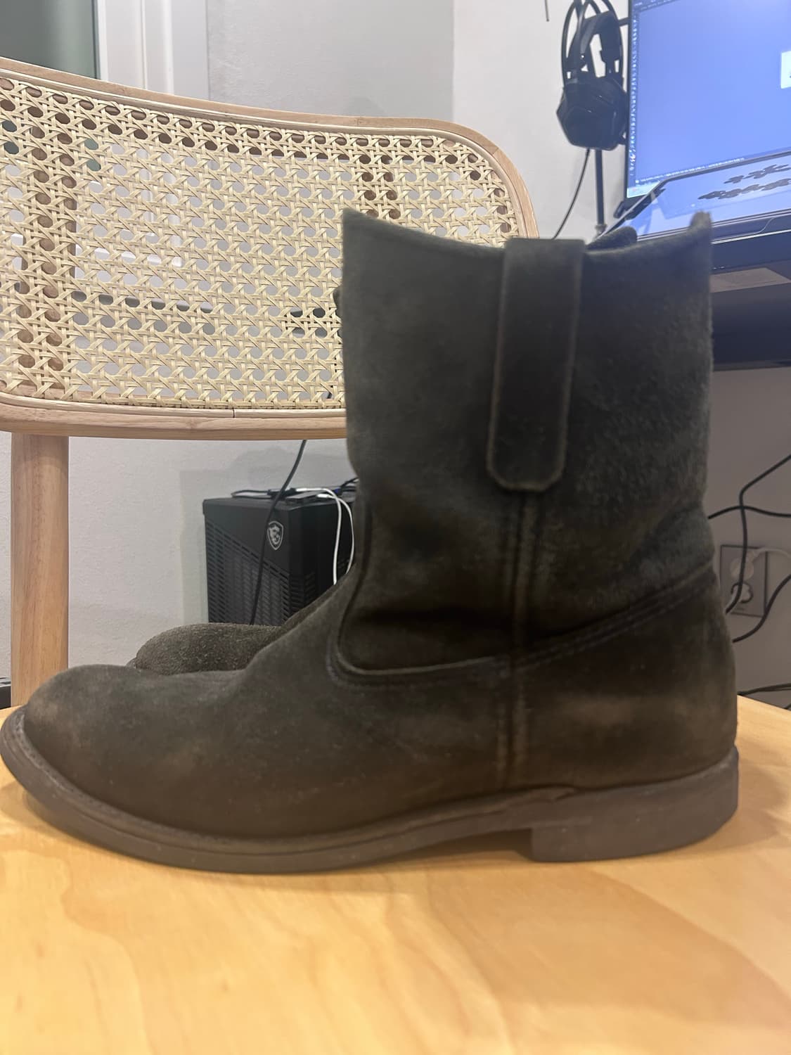 redwing 레드윙 페코스 부츠 한정판 빔즈별주 스웨이드 러프아웃 상품이미지4