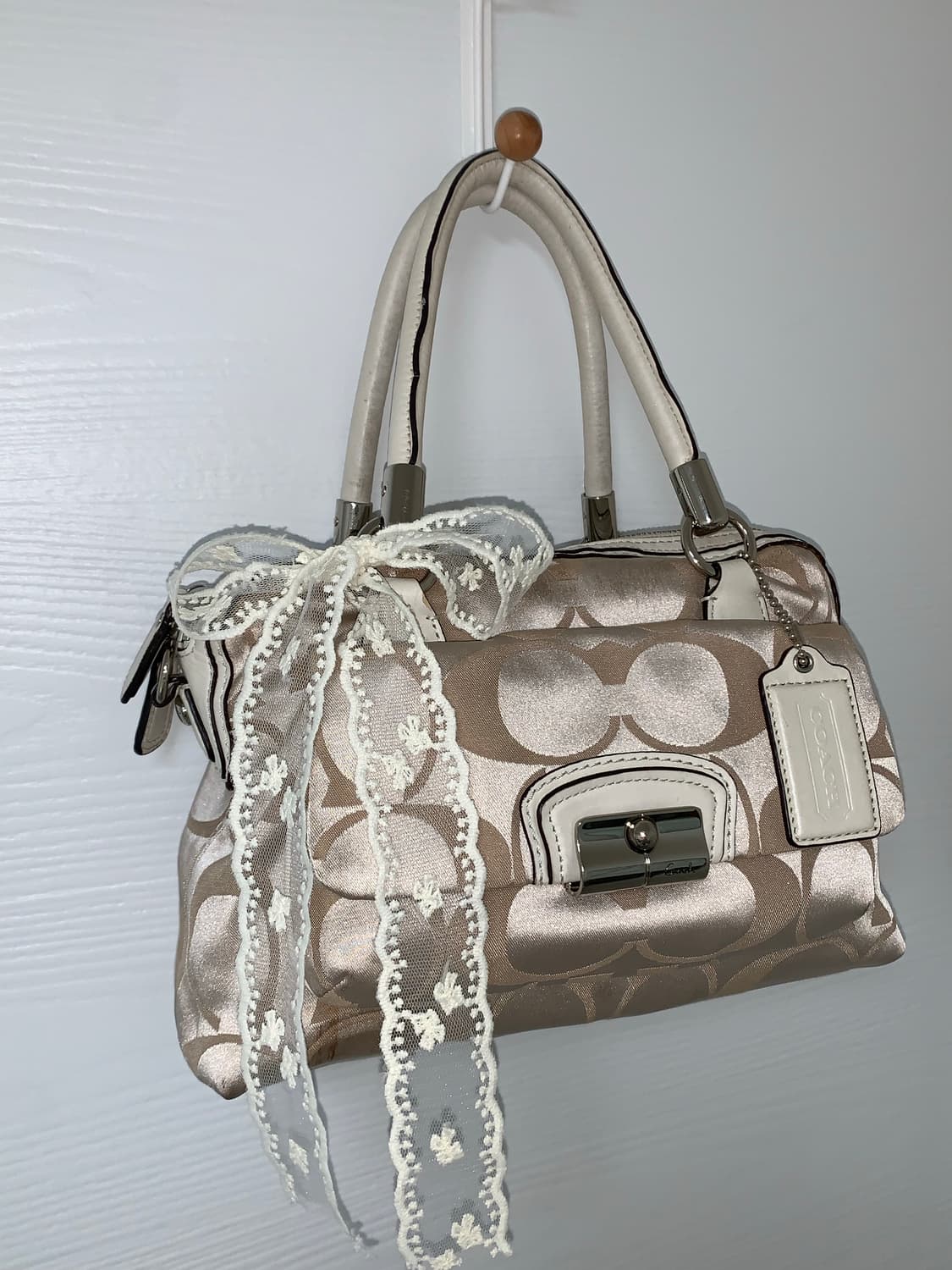 Coach ivory tote bag 상품이미지1