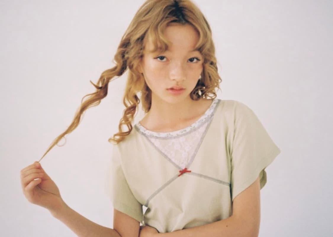 샵페어리 스티치 포인트 탑 민트 상품이미지3