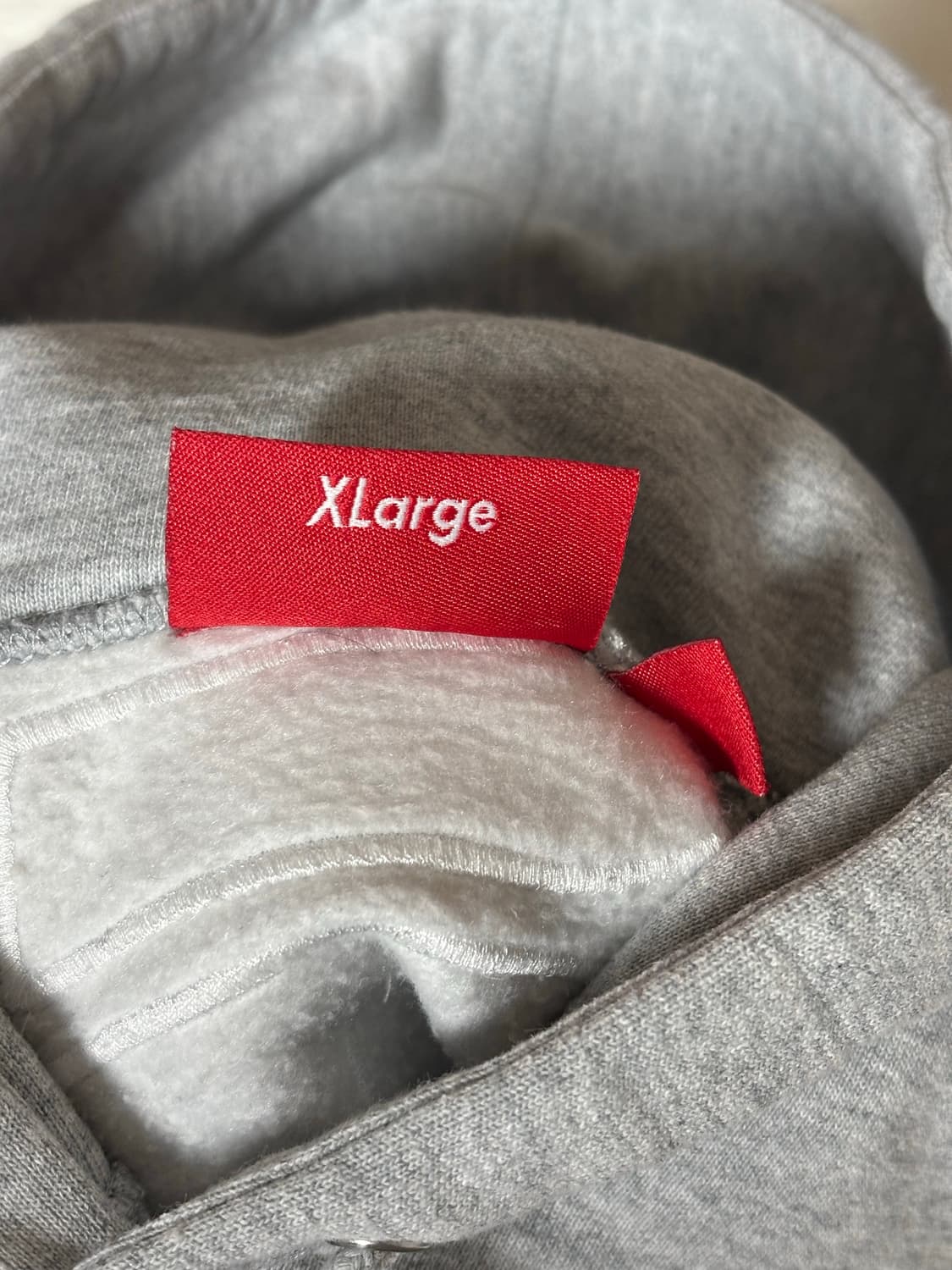 (xl) 슈프림 사틴 아플리케 후드 티셔츠 그레이 상품이미지7