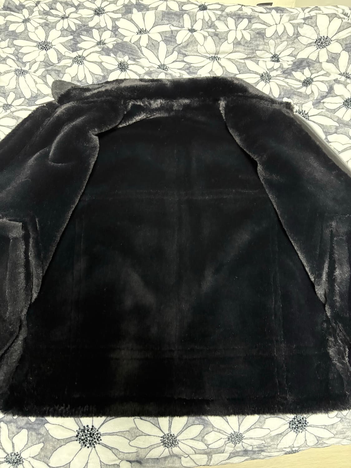 도프제이슨 솔리드 스웨이드 무톤 자켓 (블랙) XL 상품이미지4