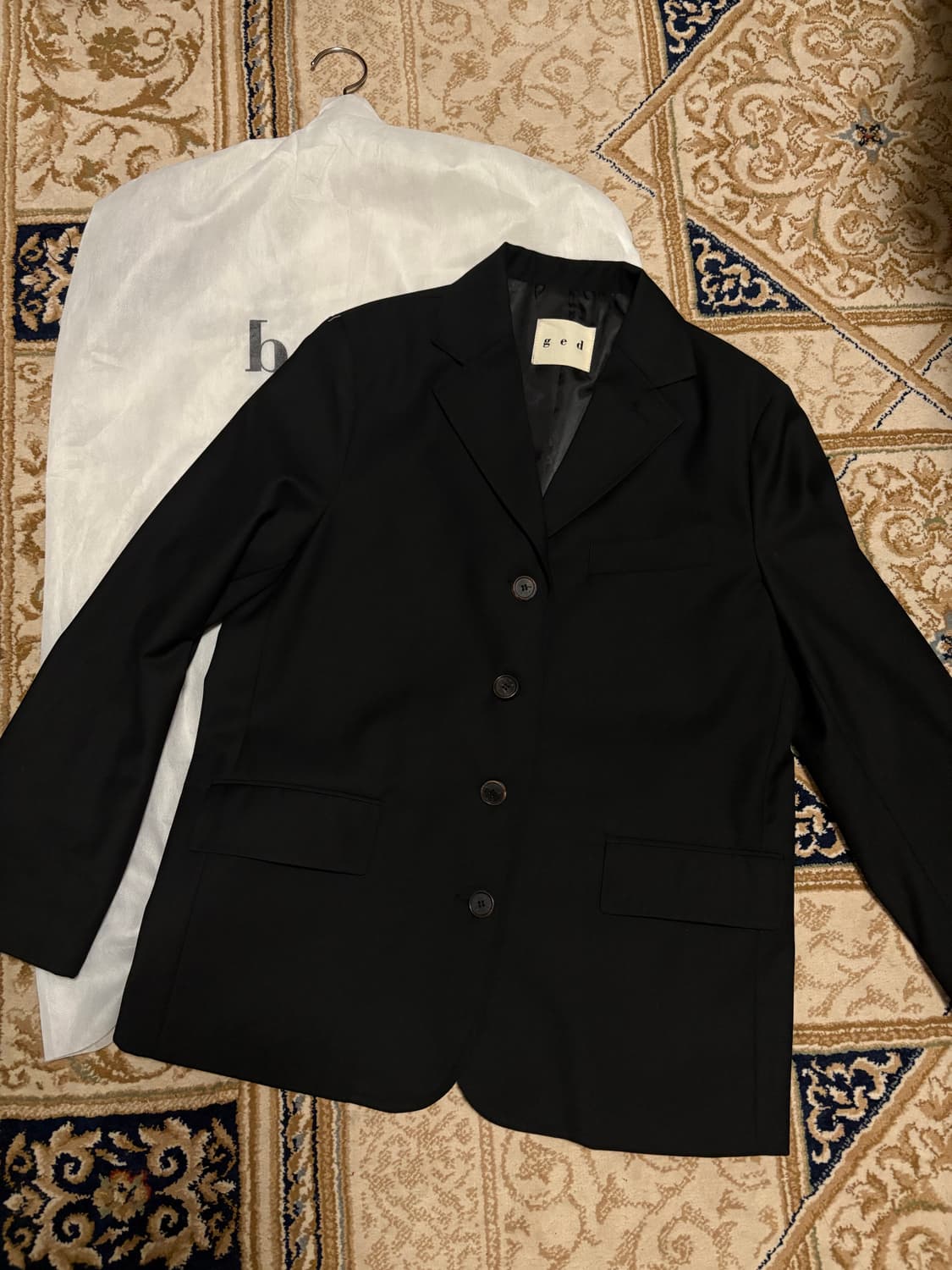 게드 ged 4버튼 자켓 블랙  상품이미지6