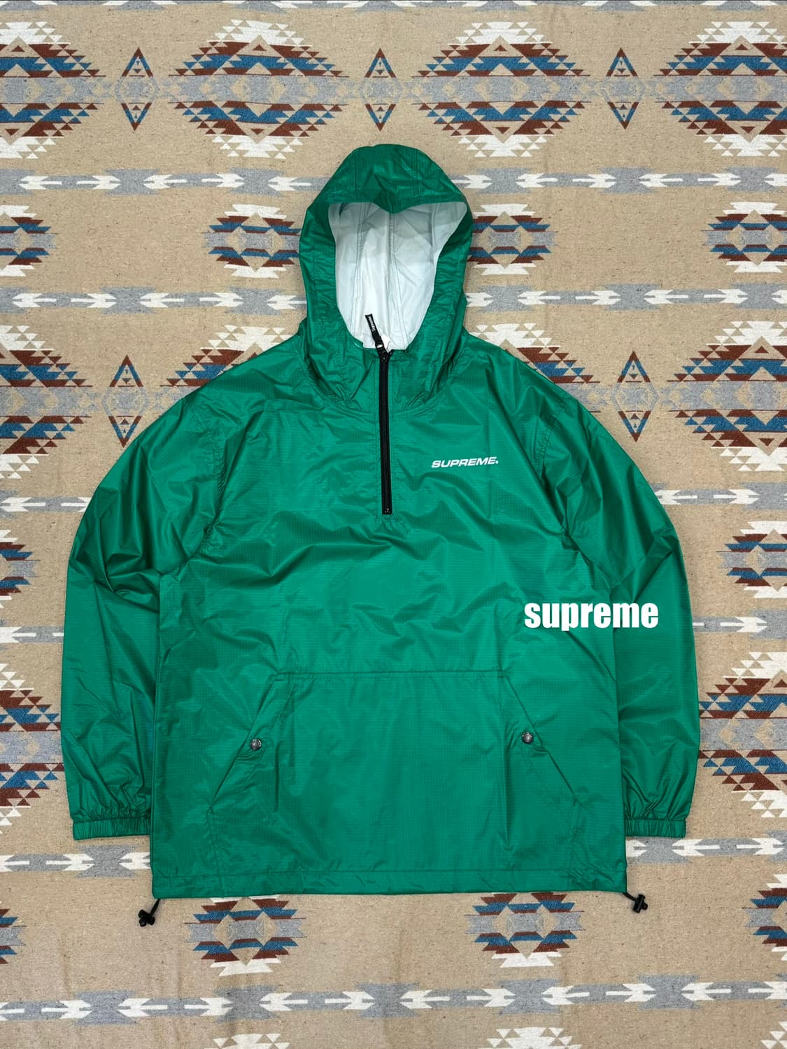 [M] 슈프림 패커블 립스탑 풀오버 그린 상품이미지1