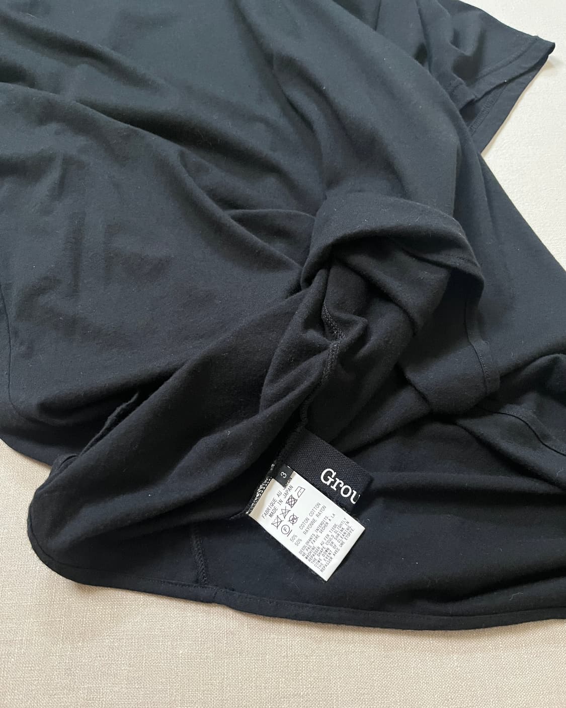 요지야마모토 ground Y 비대칭 롱 티셔츠 yohji yamamoto 상품이미지5