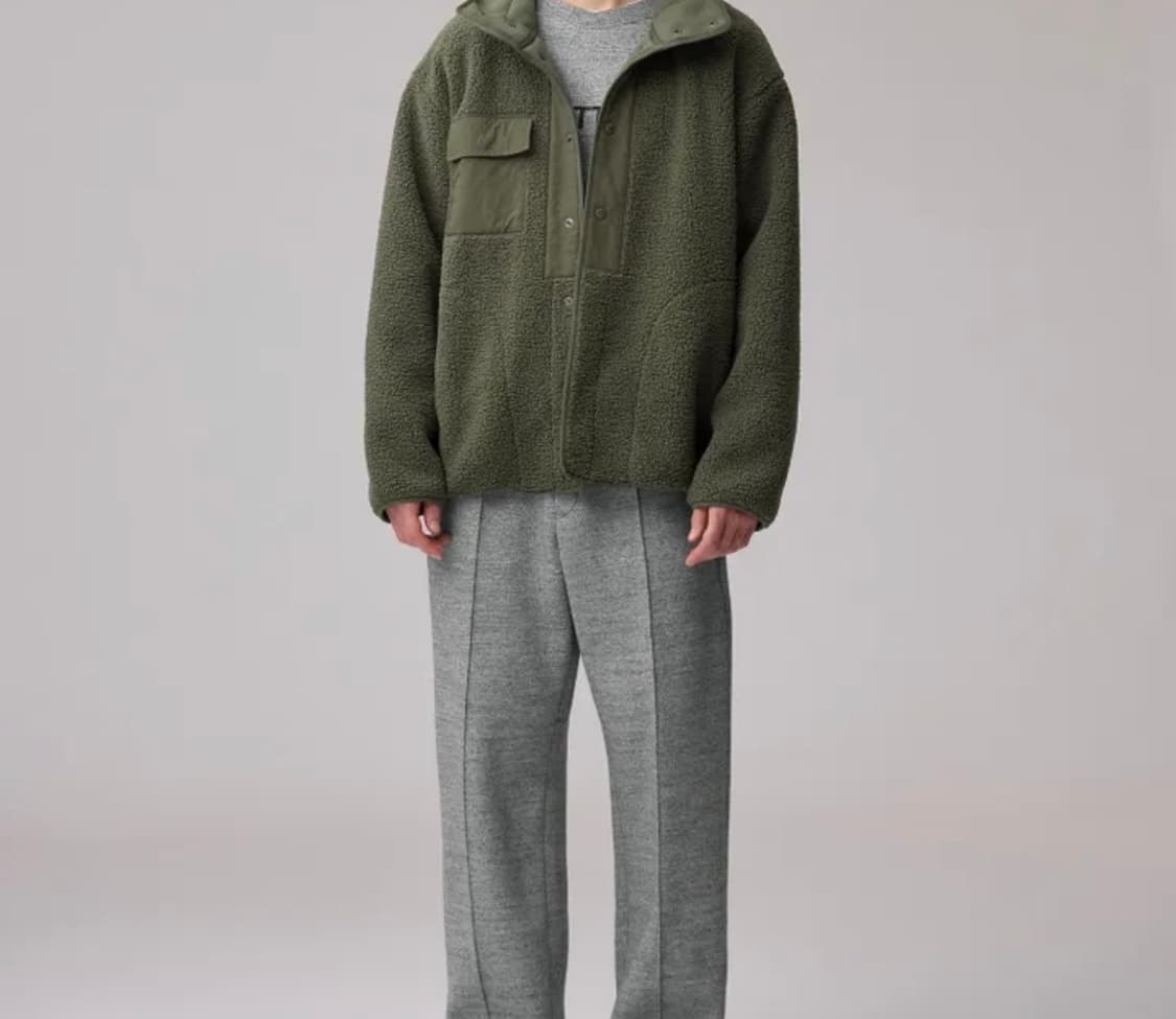 GU 엔지니어드가먼츠 스웻 팬츠 그레이 M 새제품 상품이미지1