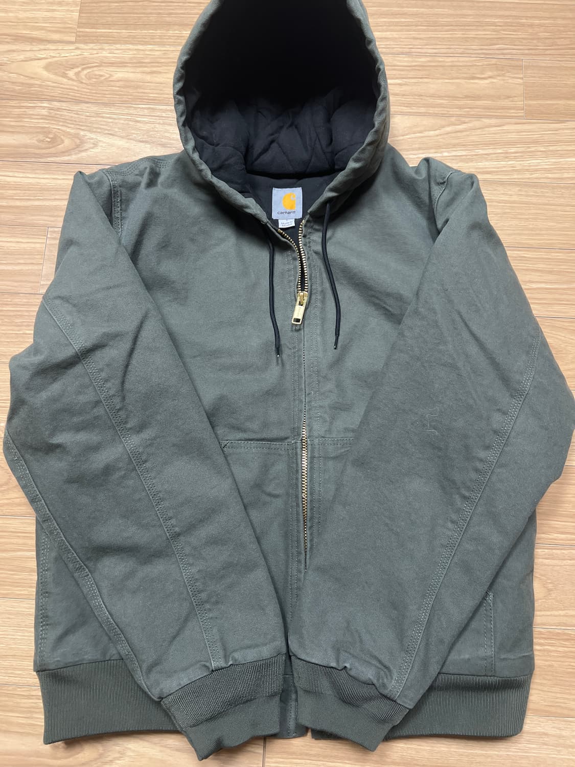 칼하트 모스크린 (US가죽패치)빈티지 상품이미지2