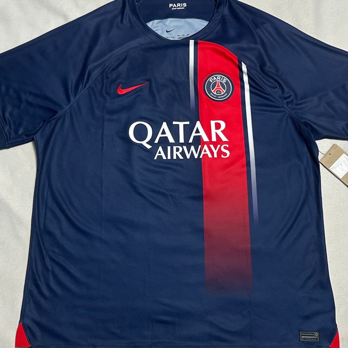 🫶🏻 새상품 나이키 23-24 파리생제르맹 No.19 이강인 유니폼 상품이미지3