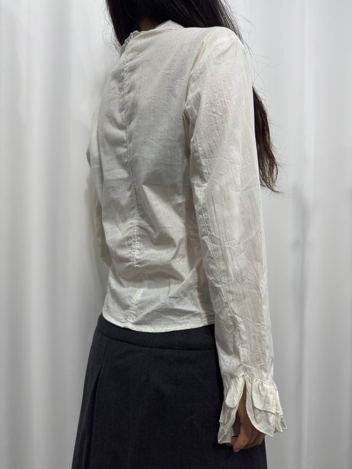 design shirring shirt 상품이미지5