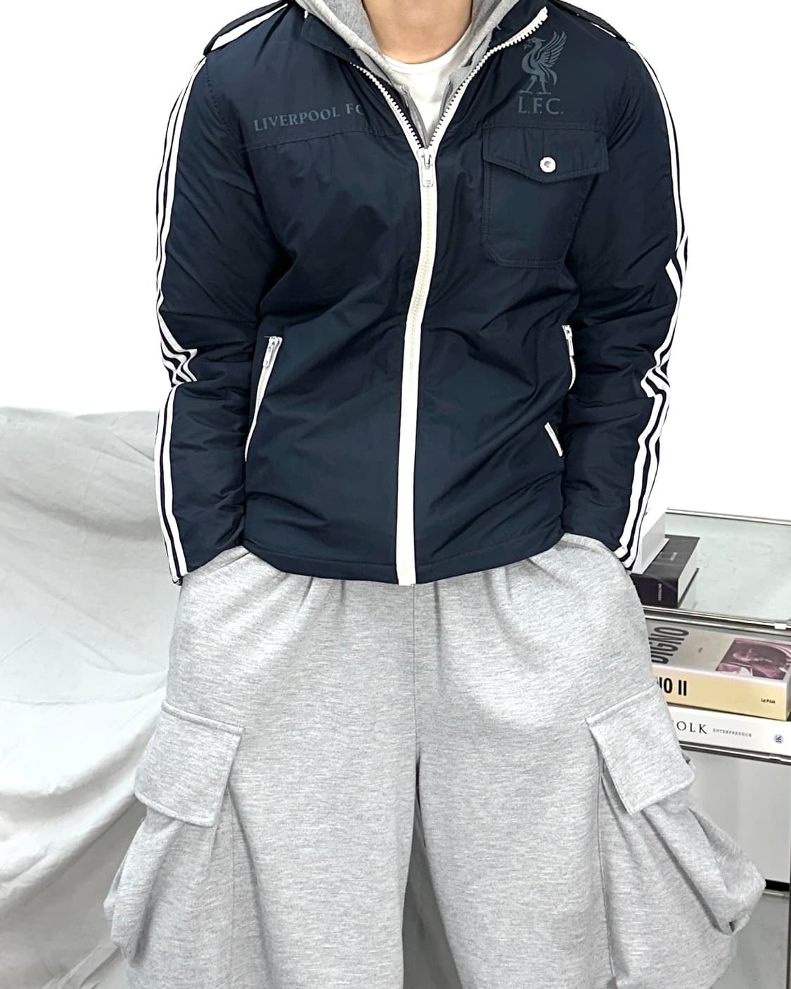 아디다스 리버풀 점퍼 자켓 M 상품이미지1