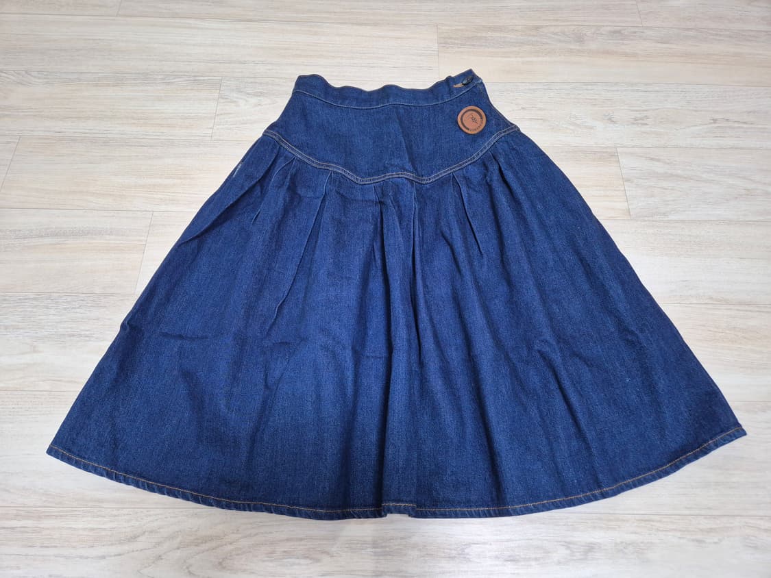 빈티지 TRUSSARDI 청 데님 치마 상품이미지1